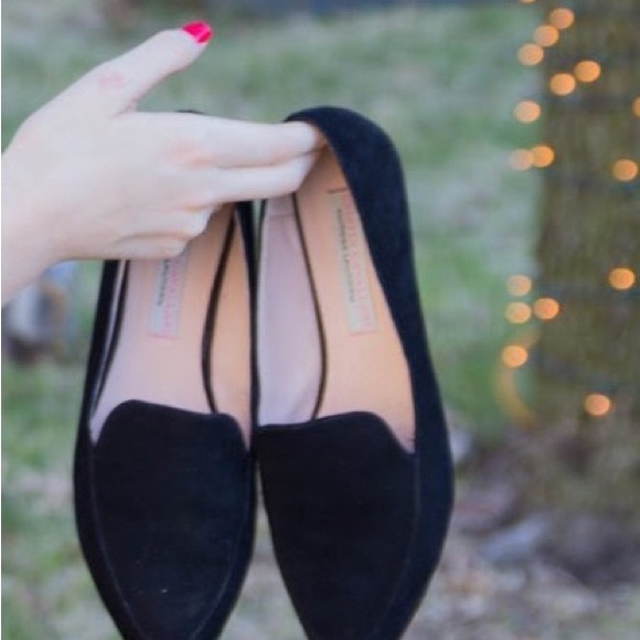 Kristin Cavallari x Chinese Laundry black suede flats - size 5.5 US - Picture 3 of 3